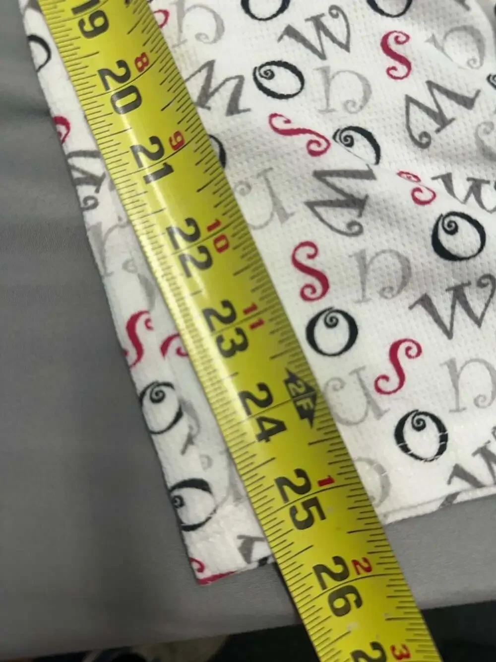 Comfort Zone XL White Waffle Knit Sleep Pajama Lounge Pants with Letter Pattern